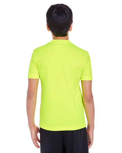 Team 365 Youth Zone Performance T-Shirt TT11Y #color_SAFETY YELLOW