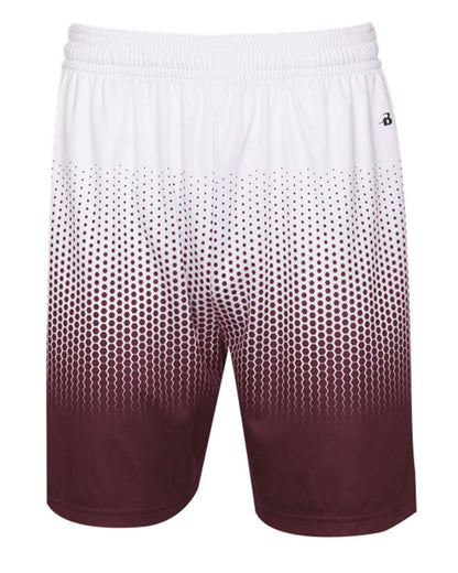 Badger Hex 2.0 Shorts 4221 #color_Maroon