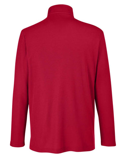 CORE365 Men's Fusion ChromaSoft™ Pique Quarter-Zip Pullover CE405 #color_Classic Red
