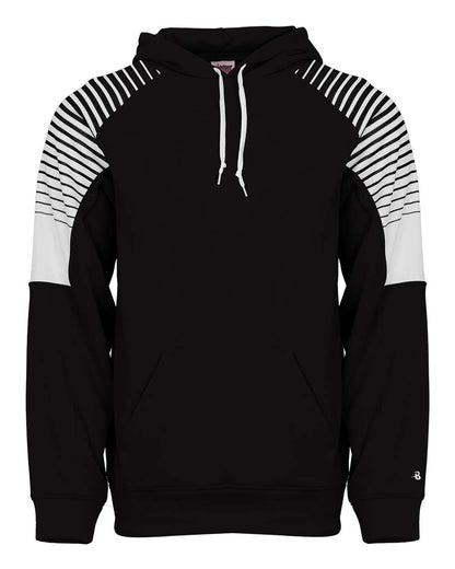 Badger Lineup Hooded Pullover 1405 #color_Black