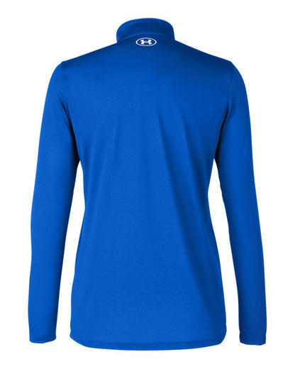 Under Armour Women's Team Tech™ Half-Zip Pullover 1376862 #color_Royal/ White