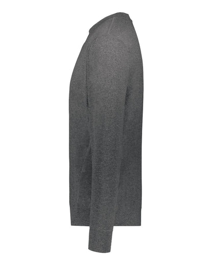 Holloway Unisex Eco Revive™ Ventura Soft Knit Crewneck Sweatshirt 223503 #color_Carbon Heather