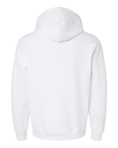 JERZEES Unisex Eco™ Premium Blend Ring-Spun Hooded Sweatshirt 700MR #color_White