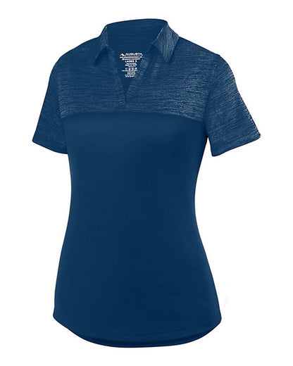 Augusta Sportswear Women's Shadow Tonal Heather Polo 5413 #color_Navy