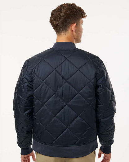 Dickies Men's Diamond Quilted Jacket 6124 #colormdl_Dark Navy