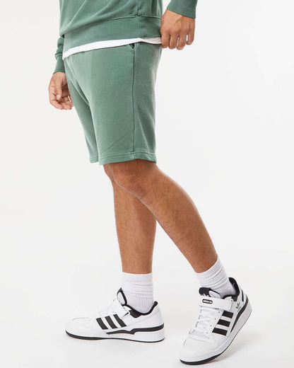 Independent Trading Co. Unisex Pigment-Dyed Fleece Shorts PRM50STPD #colormdl_Pigment Alpine Green