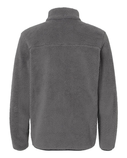 Columbia Men's Rugged Ridge™ II Sherpa Fleece Full-Zip 191111 #color_City Grey/ Shark
