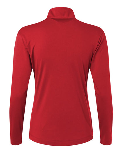 AllPro Women's Pro-Lock Performance Quarter-Zip Pullover 41870L #color_Red