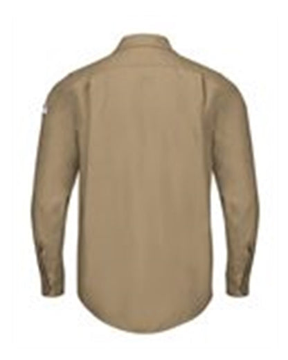 Bulwark iQ Series® Endurance Work Shirt - Tall Sizes QS40T #color_Khaki