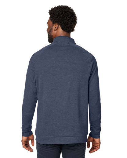 Devon & Jones Men's New Classics® Charleston Quarter-Zip Pullover DG481 #colormdl_Navy Melange