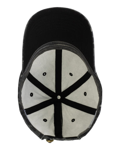 Infinity Her Women's Garment-Washed Fashion Print Cap HATTIE #color_Black Leopard