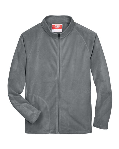 Team 365 Men's Campus Microfleece Jacket TT90 #color_Sport Graphite