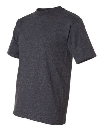 Bayside USA-Made 50/50 T-Shirt 1701 #color_Charcoal Heather