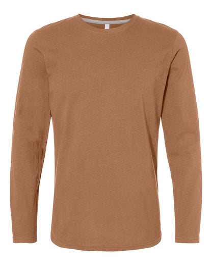 LAT Men's Fine Jersey Long Sleeve Tee 6918 #color_Coyote Brown