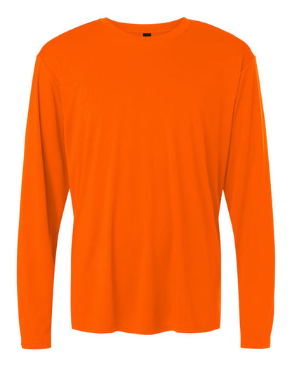 AllPro Unisex Pro-Lock Performance Long Sleeve T-Shirt 48400 #color_Neon Orange
