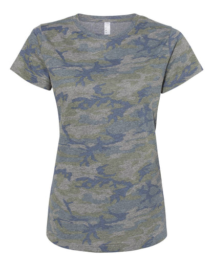 LAT Women's Fine Jersey Tee 3516 #color_Vintage Camo