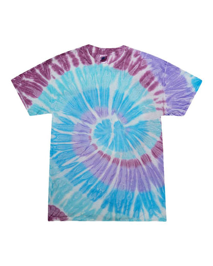 Colortone Youth Multi-Color Tie-Dyed T-Shirt 1000Y #color_Jamberry