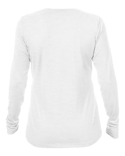 ANETIK Women's Breeze Tech Long Sleeve T-Shirt WSBRZL0 #color_White Heathered