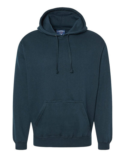 J. America Men's Tailgate Hooded Sweatshirt 8815 #color_Navy