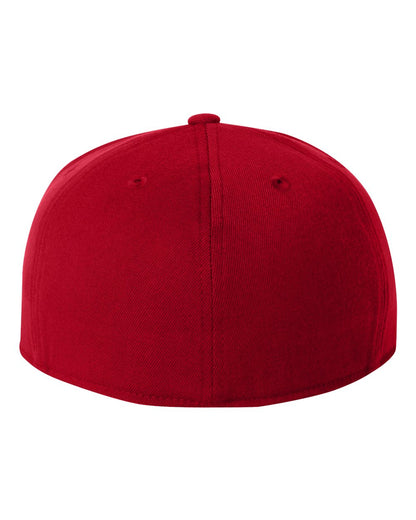 Flexfit 210® Flat Bill Cap 6210FF #color_Red