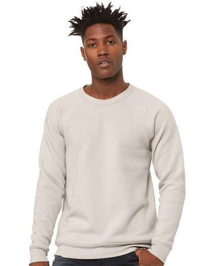 BELLA + CANVAS Unisex Sponge Fleece Raglan Crewneck Sweatshirt 3901 #colormdl_Heather Dust