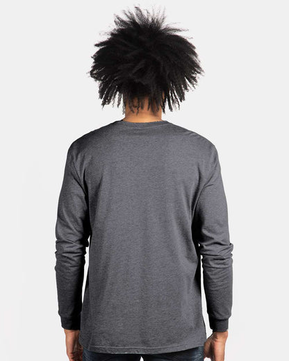 Next Level CVC Long Sleeve T-Shirt 6211 #colormdl_Dark Heather Grey