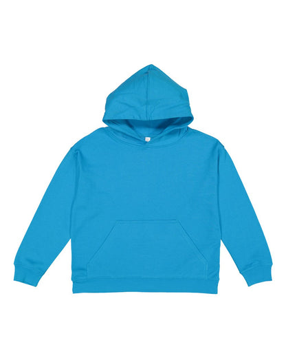 LAT Youth Fleece Hoodie Sweatshirt 2296 #color_Turquoise