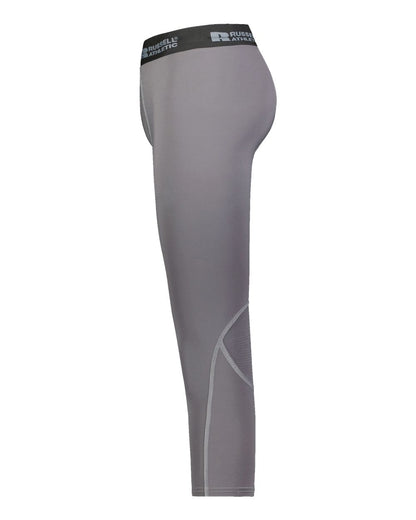 Russell Athletic Unisex CoolCore® Compression Tights R23CPM #color_Stealth