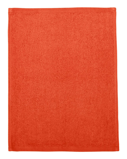 Q-Tees Hemmed Fingertip Towel T600 #color_Orange