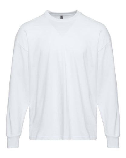 Next Level Unisex Heavyweight Long Sleeve T-Shirt 7211 #color_White