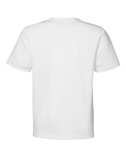 CORE365 Youth Capital Performance T-Shirt CE10Y #color_White