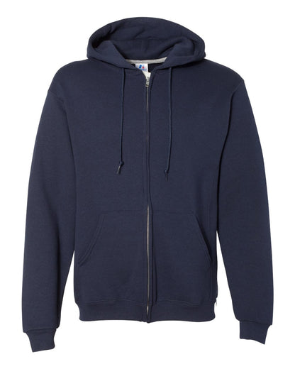 Russell Athletic Unisex Dri Power® Full-Zip Hooded Sweatshirt 697HBM #color_Navy