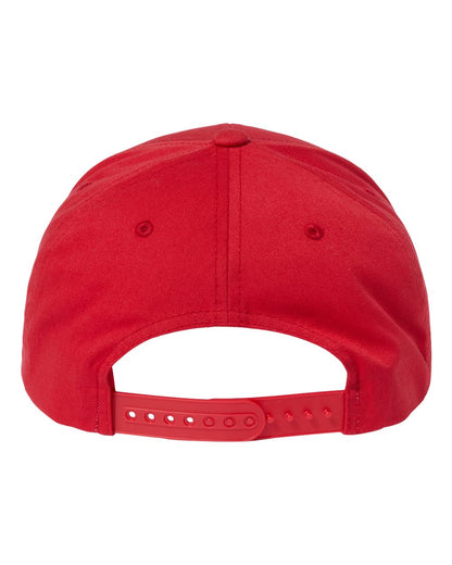 YP Classics CVC Snapback Cap 6389 #color_Red