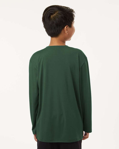 AllPro Youth Pro-Lock Performance Long Sleeve T-Shirt 48400Y #colormdl_Forest Green
