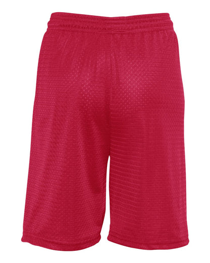 C2 Sport Youth Mesh Shorts 5209 #color_Red