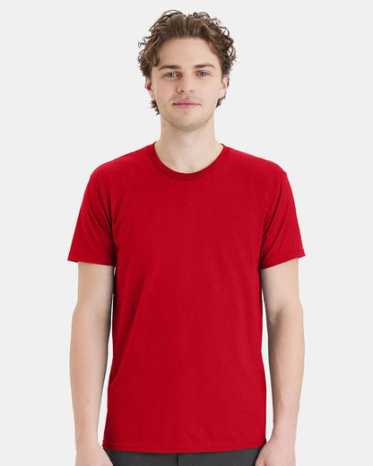 Hanes Unisex Perfect-T DTG T-Shirt 498PT #colormdl_Athletic Red