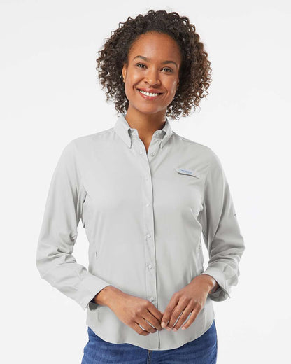 Columbia Women's PFG Tamiami™ II Long Sleeve Shirt 212465 #colormdl_Cool Grey