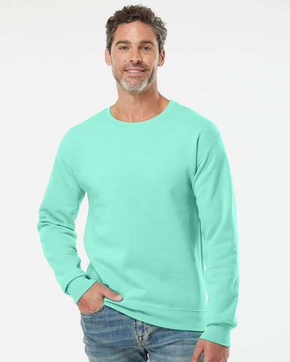 JERZEES Unisex NuBlend® Crewneck Sweatshirt 562MR #colormdl_Cool Mint