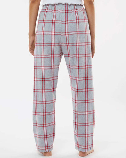 Boxercraft Women's Haley Flannel Pants BW6620 #colormdl_Oxford Red Tomboy Plaid