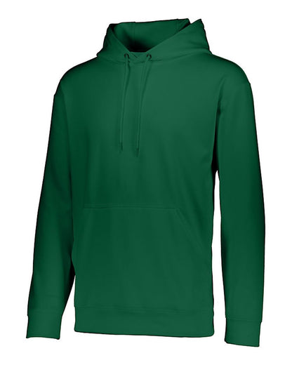 Augusta Sportswear Wicking Fleece Hooded Sweatshirt 5505 #color_Dark Green