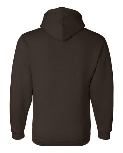 Bayside USA-Made Hooded Sweatshirt 960 #color_Chocolate