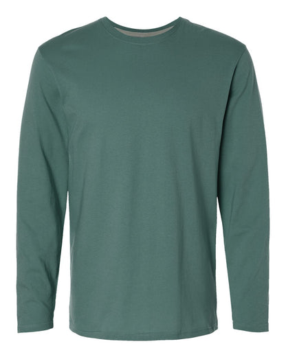 LAT Men's Fine Jersey Long Sleeve Tee 6918 #color_Basil