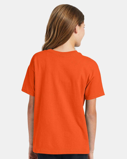 Hanes Ecosmart™ Youth T-Shirt 5370 #colormdl_Orange