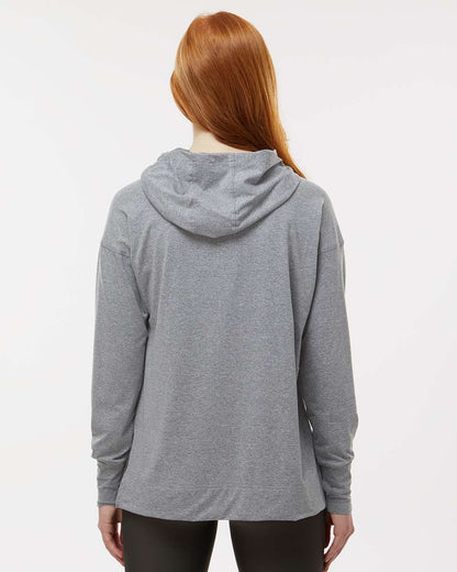 Holloway Women's Eco Revive™ Ventura Soft Knit Hooded Sweatshirt 222798 #colormdl_Grey Heather