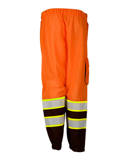 Kishigo Unisex Premium Brilliant Series® Mesh Pants 3118-3119 #color_Orange
