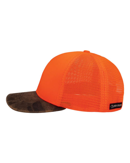 DRI DUCK Covert Trucker Cap 3466 #color_Blaze