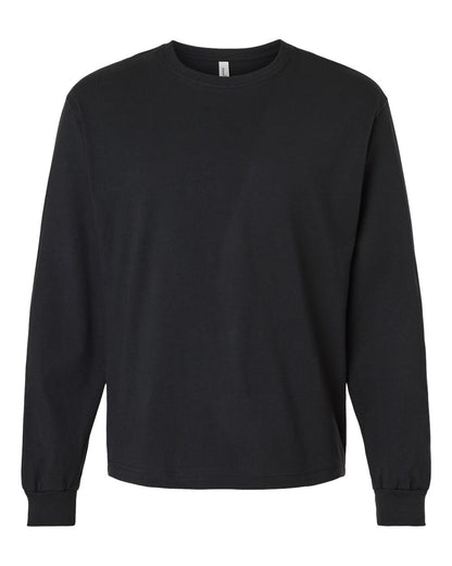 BELLA + CANVAS 6 oz. Heavyweight Long Sleeve Tee 3511 #color_Vintage Black