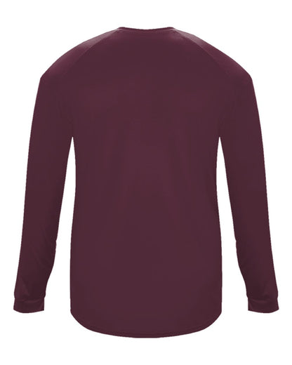 Badger Men's Ultimate SoftLock™ Long Sleeve T-Shirt 4004 #color_Maroon
