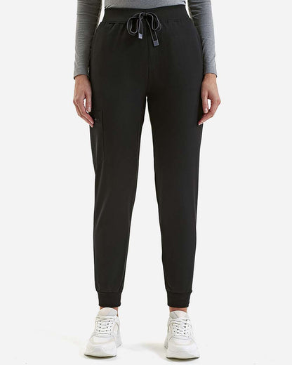 Onna Women's Energized Stretch Jogger Scrub Pants NN610 #colormdl_Black