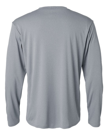 AllPro Unisex Pro-Lock Performance Long Sleeve T-Shirt 48400 #color_Heather Steel